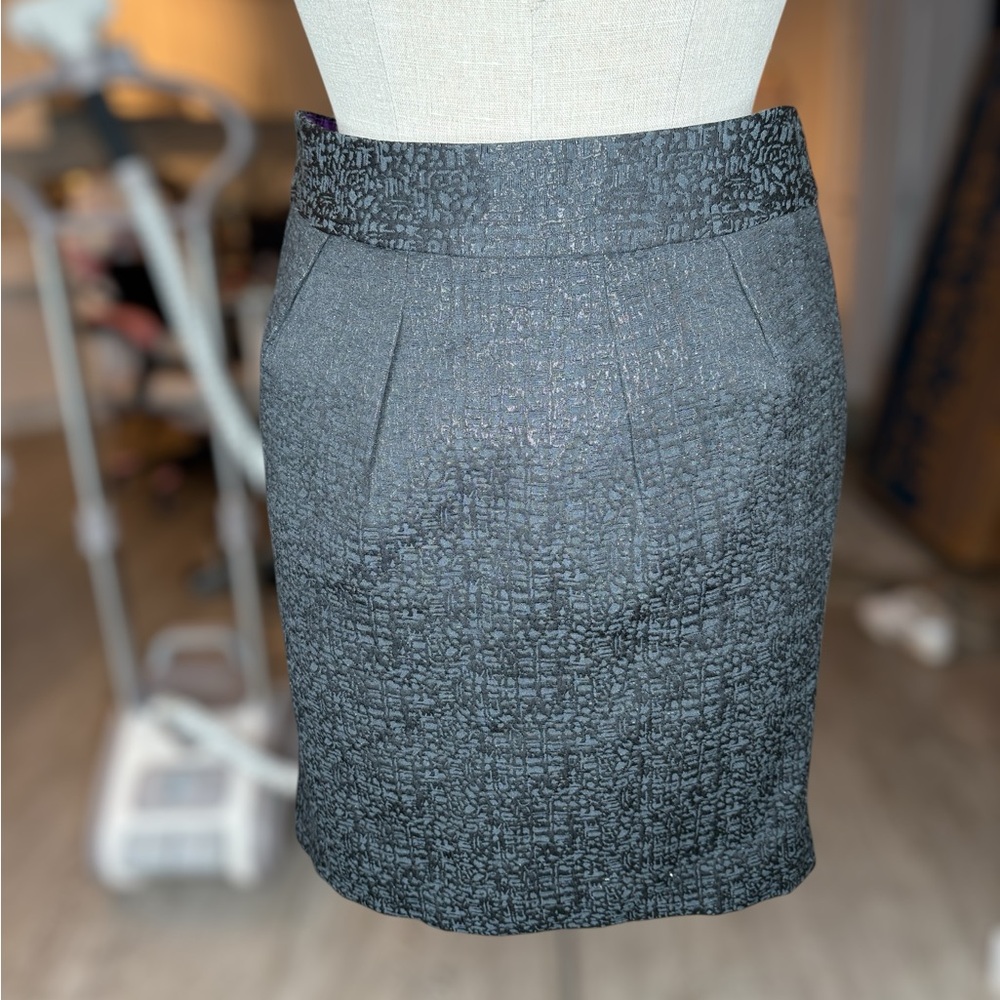 Banana Republic Elegant Gray Skirt